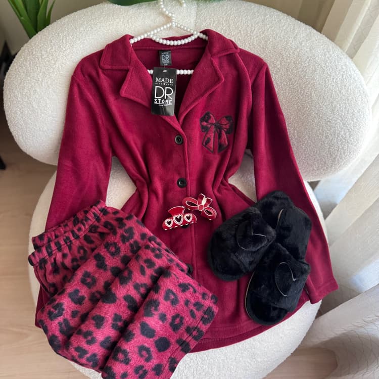 بيجامة تايكر فيونكه فرو ماروني